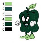 Free Sweet Pepper Funny Veggies Embroidery Design